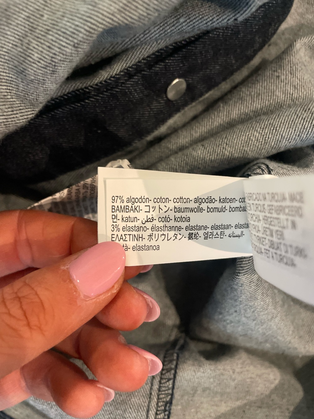 Zara Denim Button-Front Midi Dress - Picture 7 of 7